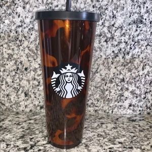 Starbucks Tortoise Shell Tumbler 24 oz venti new